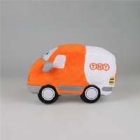 15cm Orange TNT car stuffed soft toy