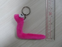 8cm Worm Toy Keychain Soft Mascot Keyring