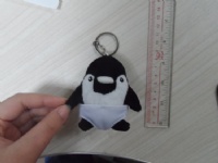 8cm Baby Penguin Keychain Diaper Gift Black Stuffed Animals Keyring