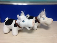 20cm Latte Cow Toy White Mascottes Plush Animal Peluches Plushier