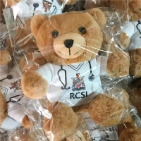 Doctor Nurse bear promos printed t-shirt mascot plush toy stuffed animals