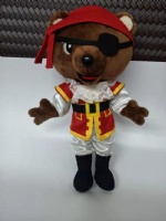 Pirate Bear Peluches Mascotte teddy ours 20cm Stuffed Fabrication